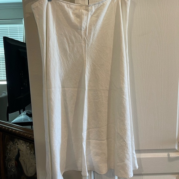 Eileen Fisher Dresses & Skirts - Eileen Fisher White A-Line Skirt Size L Large NWT